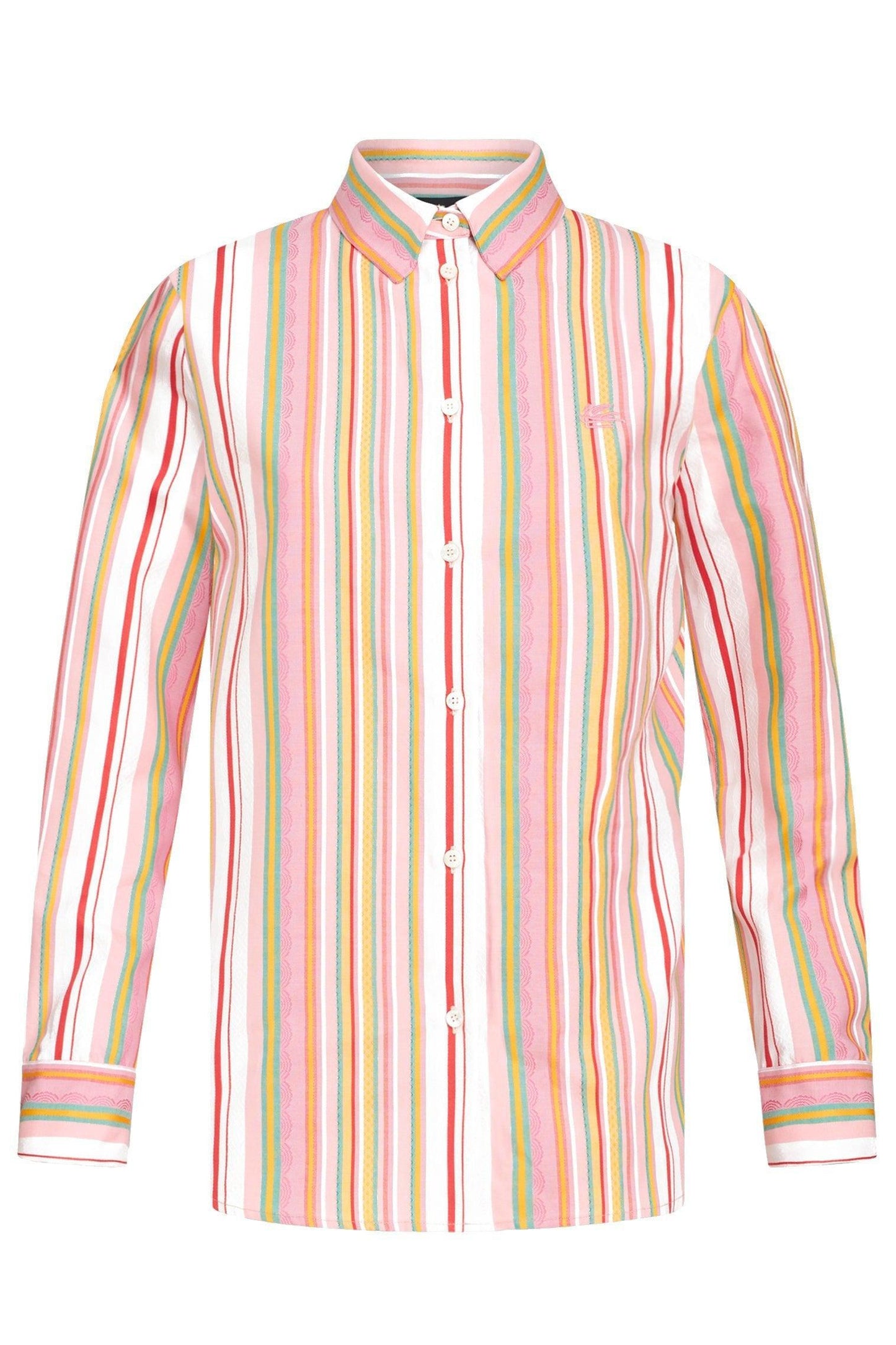 ETRO-Striped Button Down Blouse-