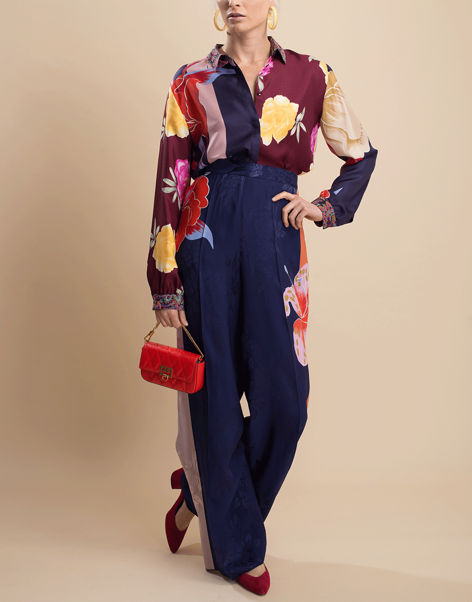ETRO-Classic Floral Print Blouse-