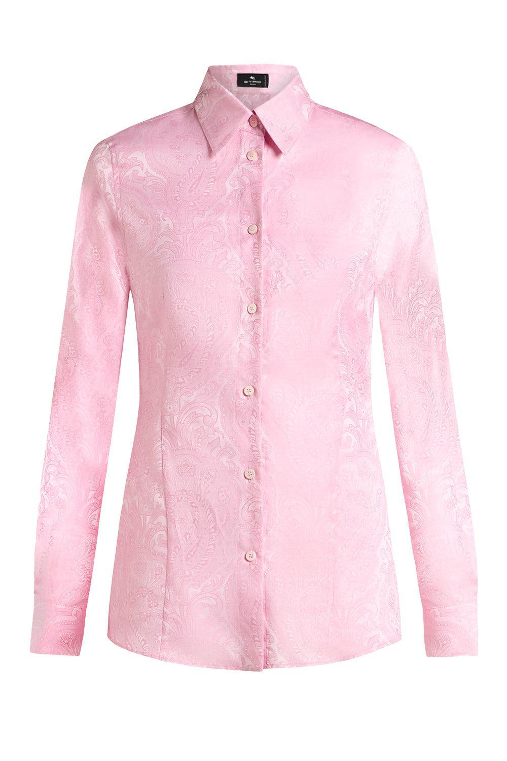 FITTED LONG SLEEVE BLOUSE-PALE PNK-38-CLOTHINGTOPBLOUSE-ETRO