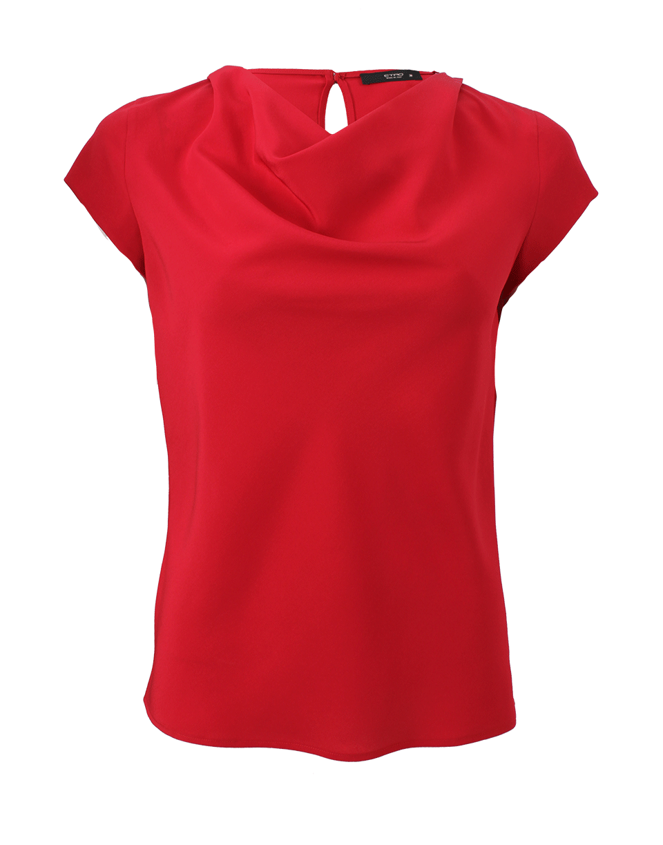 ETRO-Key Hole Blouse-