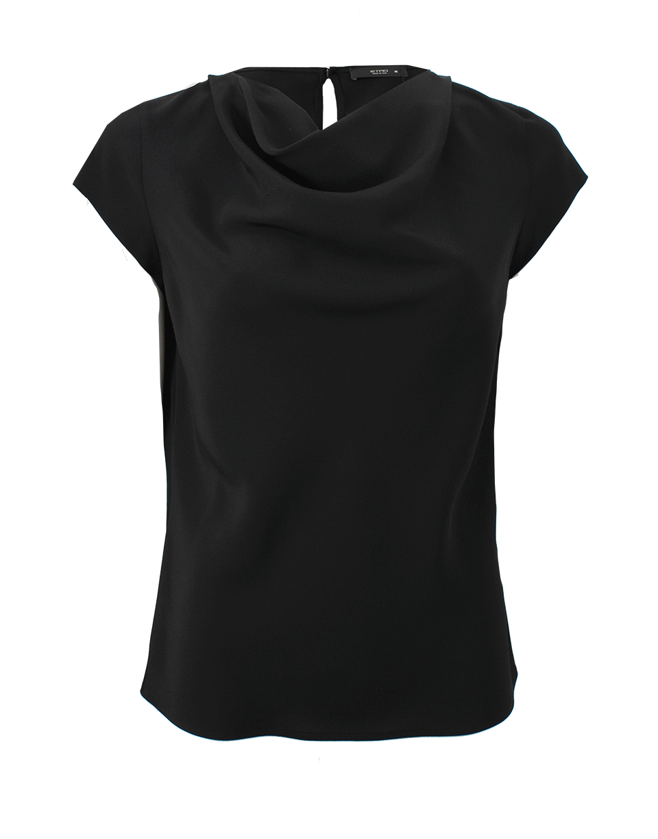 ETRO-Key Hole Blouse-