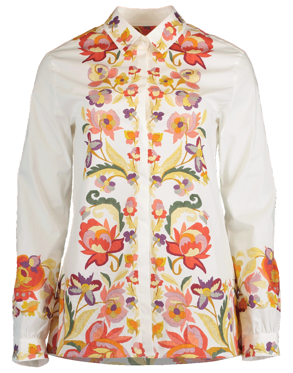 ETRO-Printed Cotton Mini Shirt-
