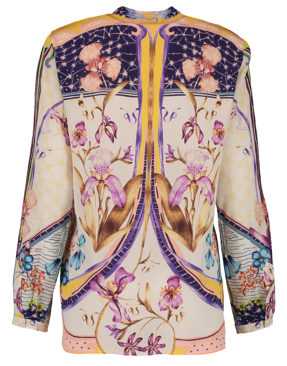 ETRO-Button Down Floral Print Blouse-