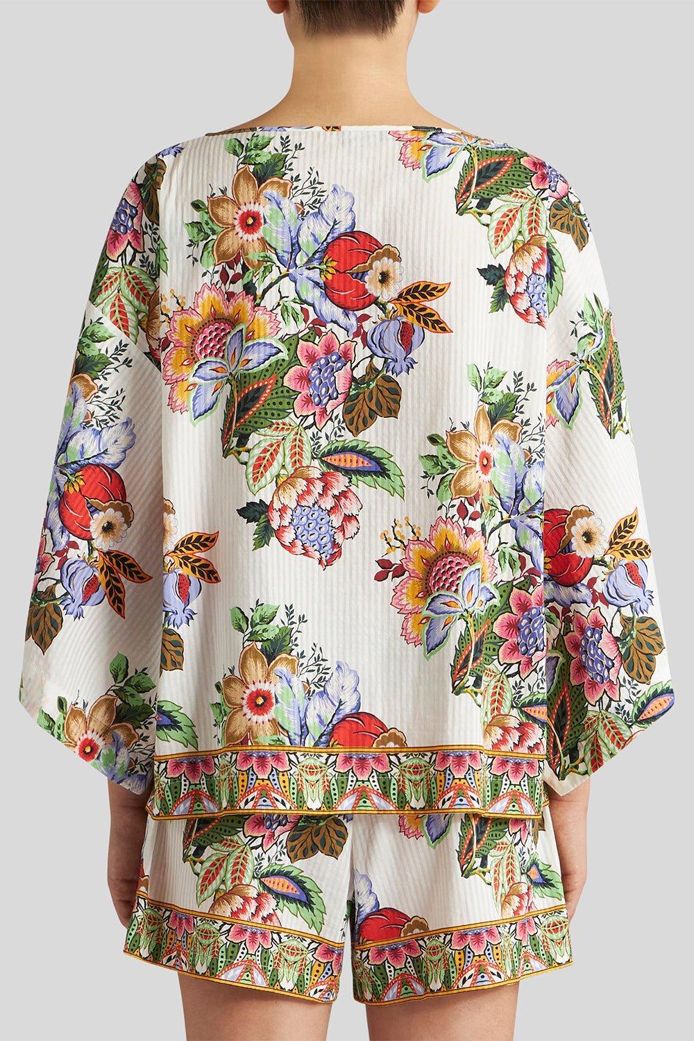 ETRO-Oversize Front Tie Top-