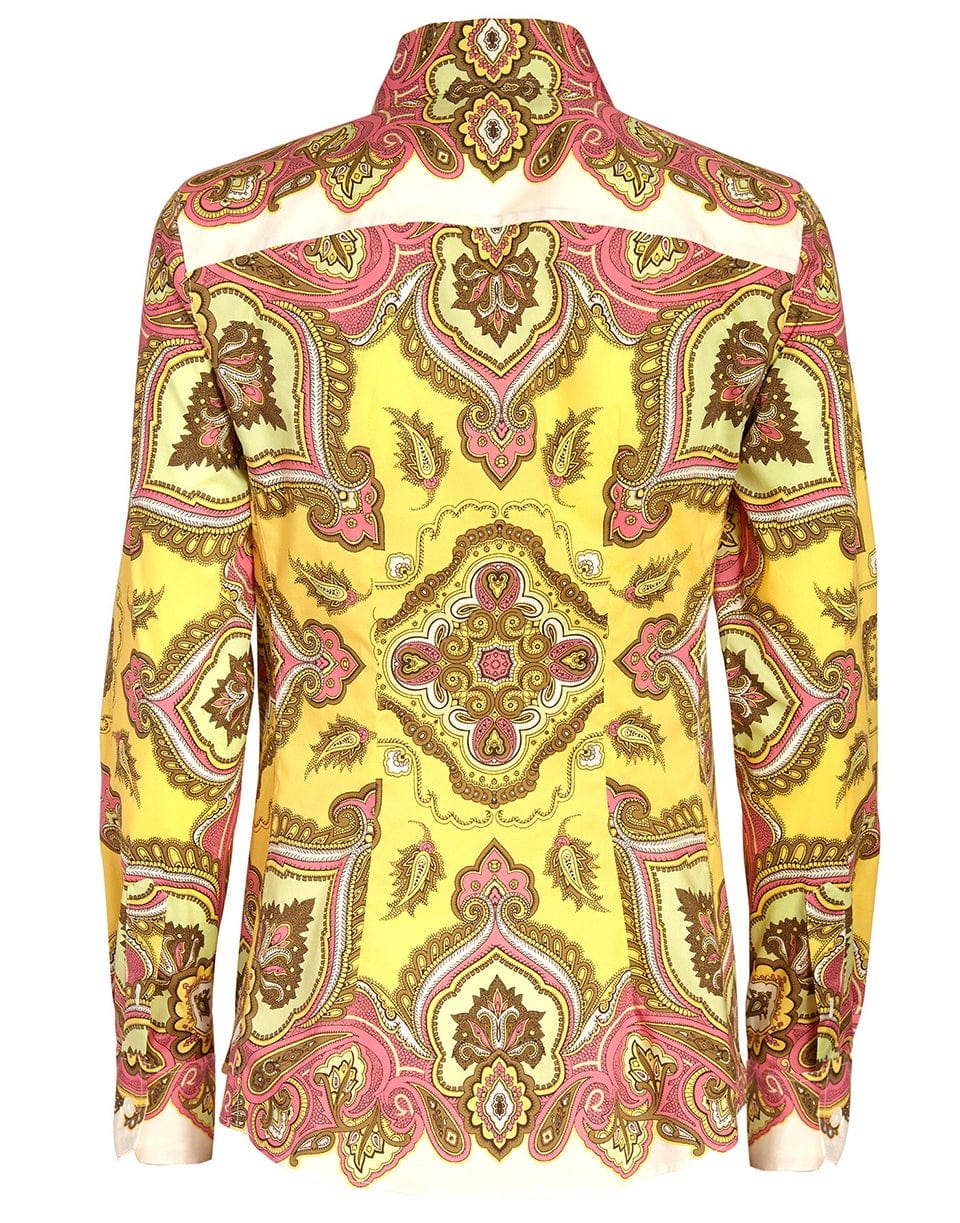 ETRO-Long Sleeve Button Down Shirt-