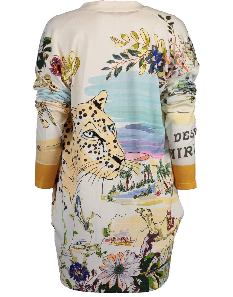 ETRO-Maglia Animal Cardigan-