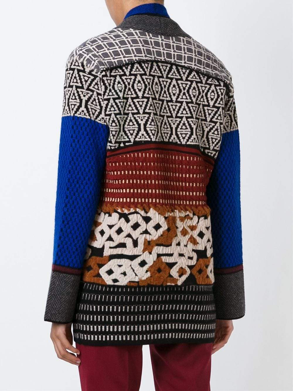 ETRO-Tribal Print Knit Jacket-