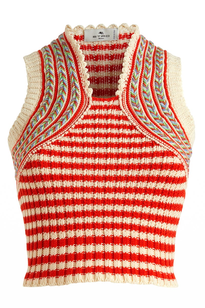 ETRO-Maglia Gilet Seven Sleeveless Knit-