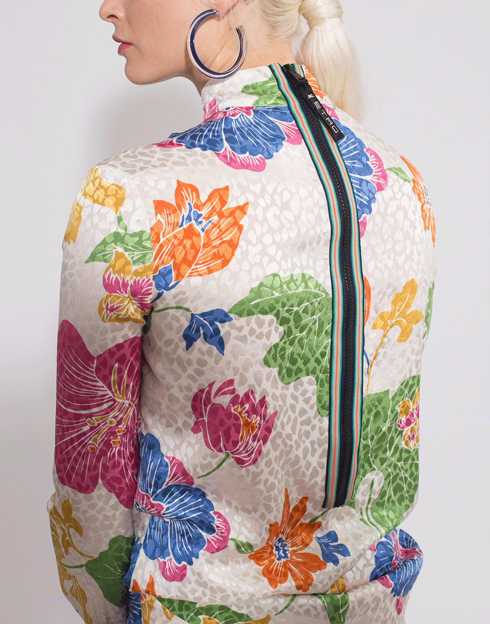ETRO-Floral Print Top-