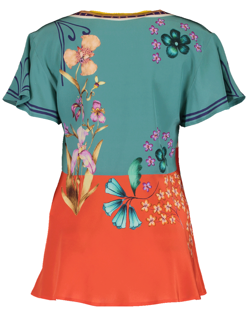 ETRO-Side Zip Silk Top-