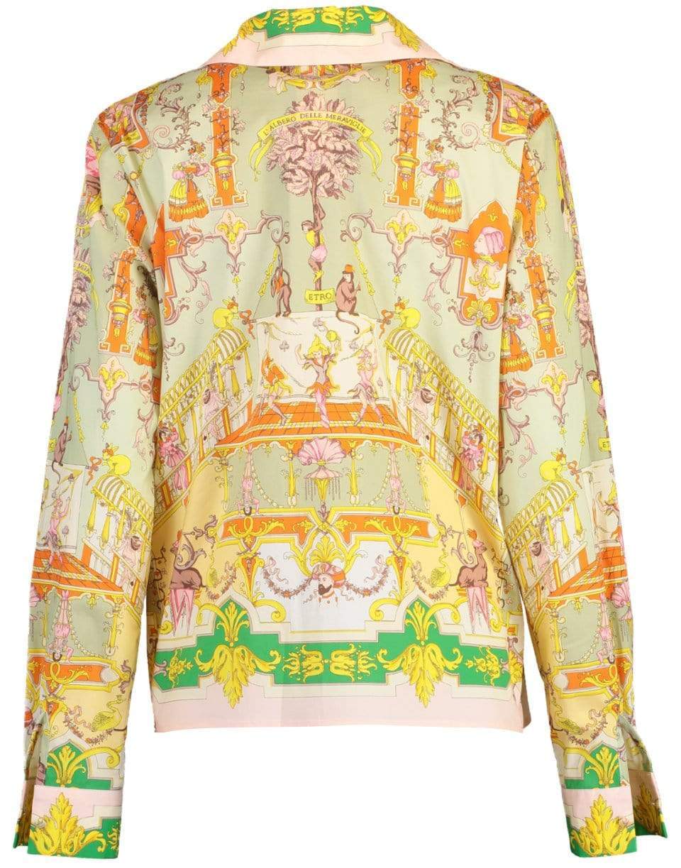 ETRO-Printed Button-Down Top-