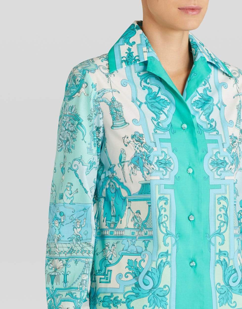 ETRO-Tree of Wonders Printed Button-Down Top-