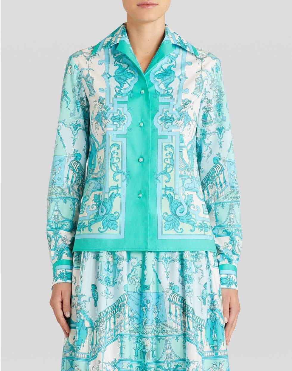 ETRO-Tree of Wonders Printed Button-Down Top-