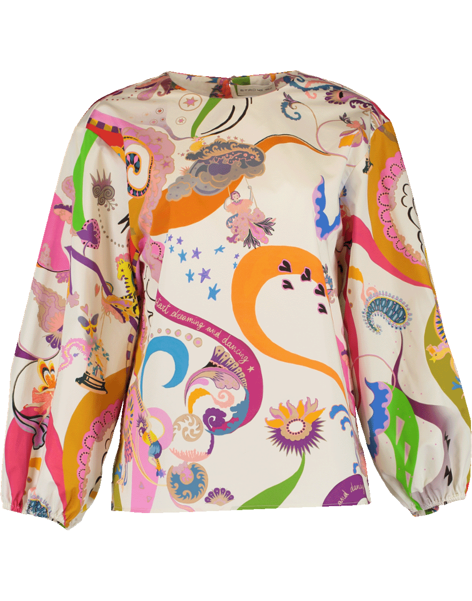 ETRO-Balloon Sleeve Top-