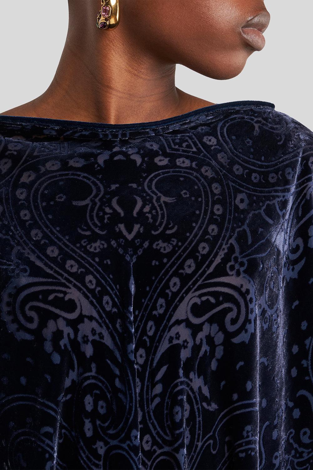 Long Sleeve Poncho-BLUEMULT-O/S-CLOTHINGTOPPONCHO-ETRO