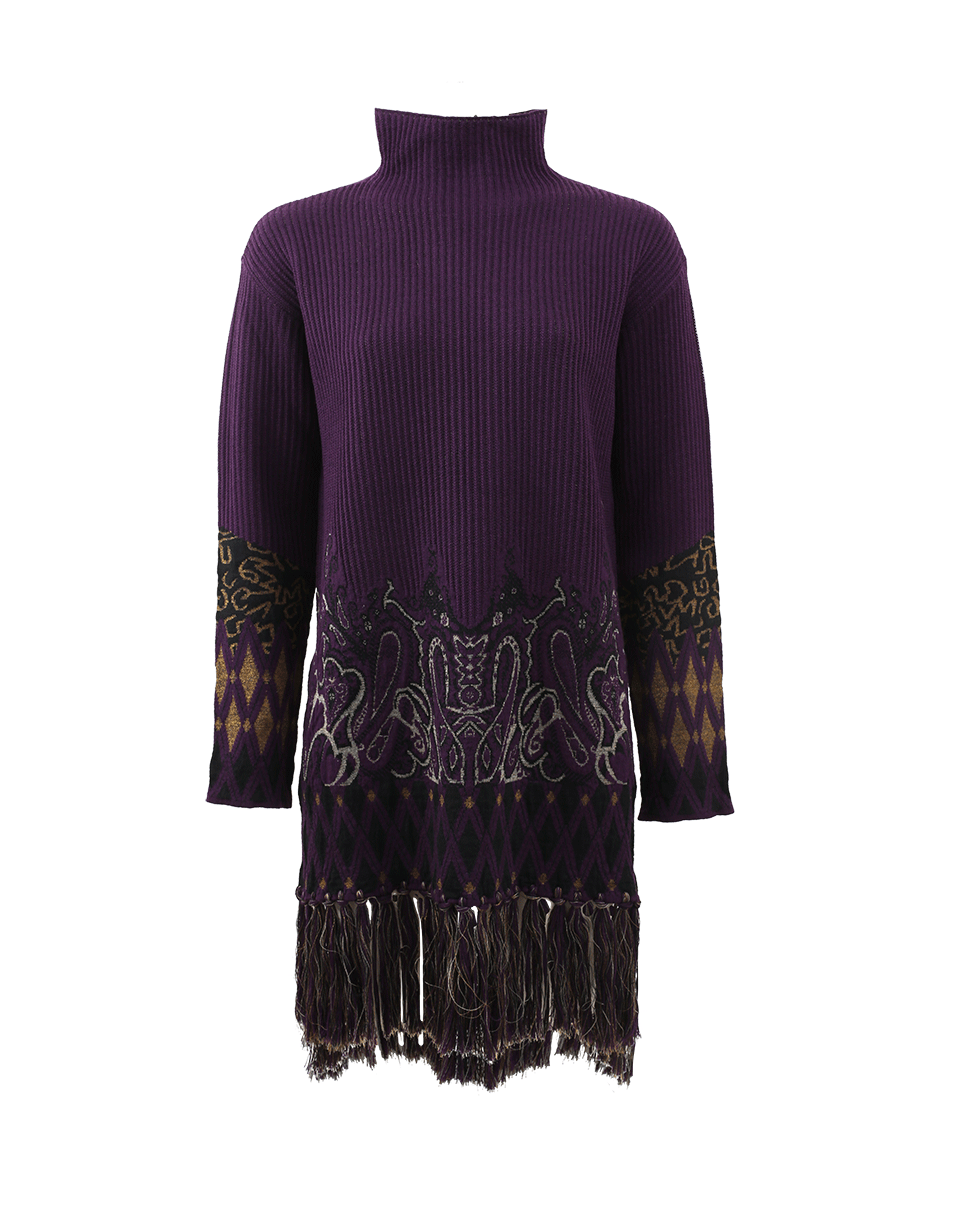 ETRO-Intarsia Knit Pullover Tunic-