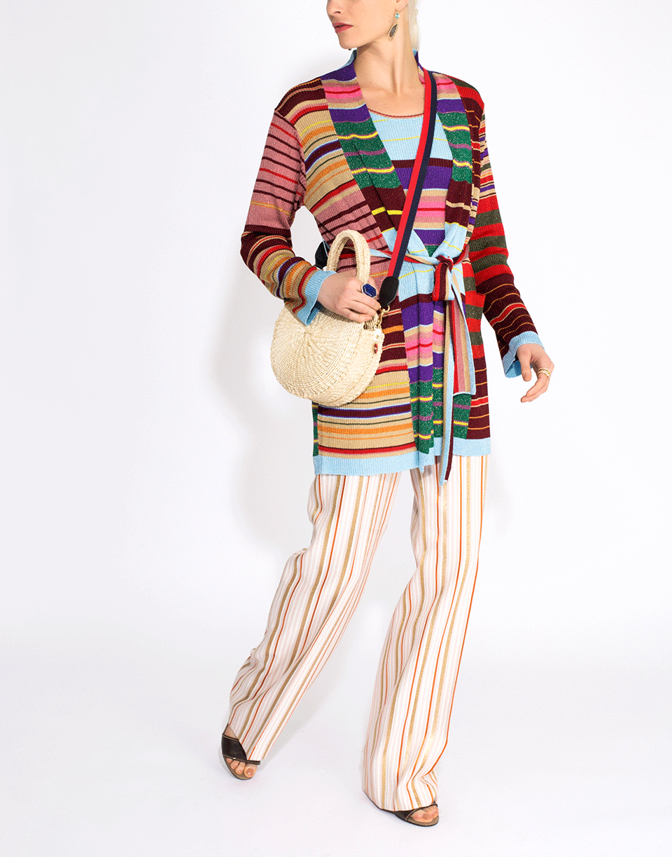 ETRO-Wakana Striped Lurex Top-