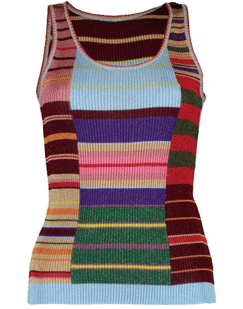 ETRO-Wakana Striped Lurex Top-