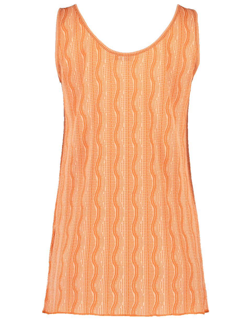 ETRO-Knit Tank-ORANGE