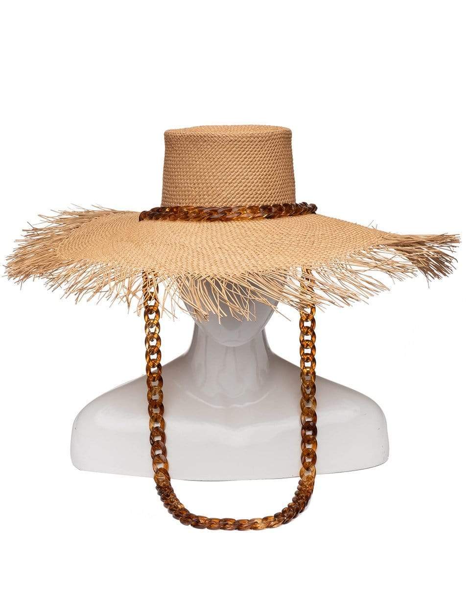 EUGENIA KIM-Camel Valentine Straw Sunhat-CAMEL