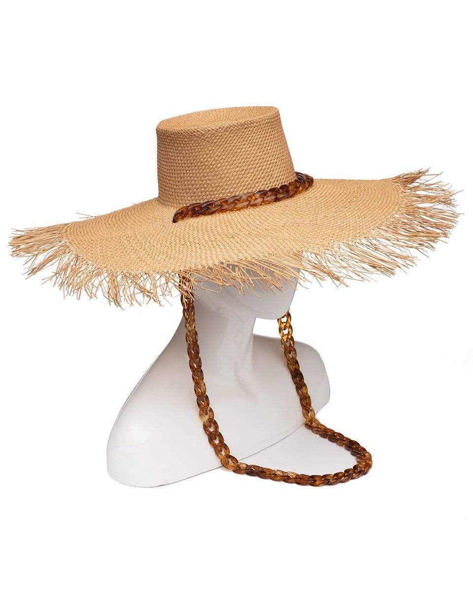 EUGENIA KIM-Camel Valentine Straw Sunhat-CAMEL