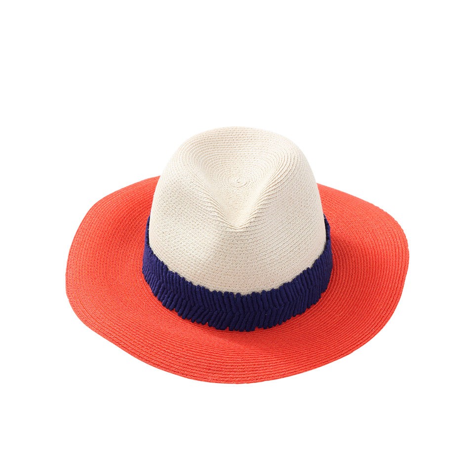 EUGENIA KIM-Courtney Cobalt Hat-NAT/CRL