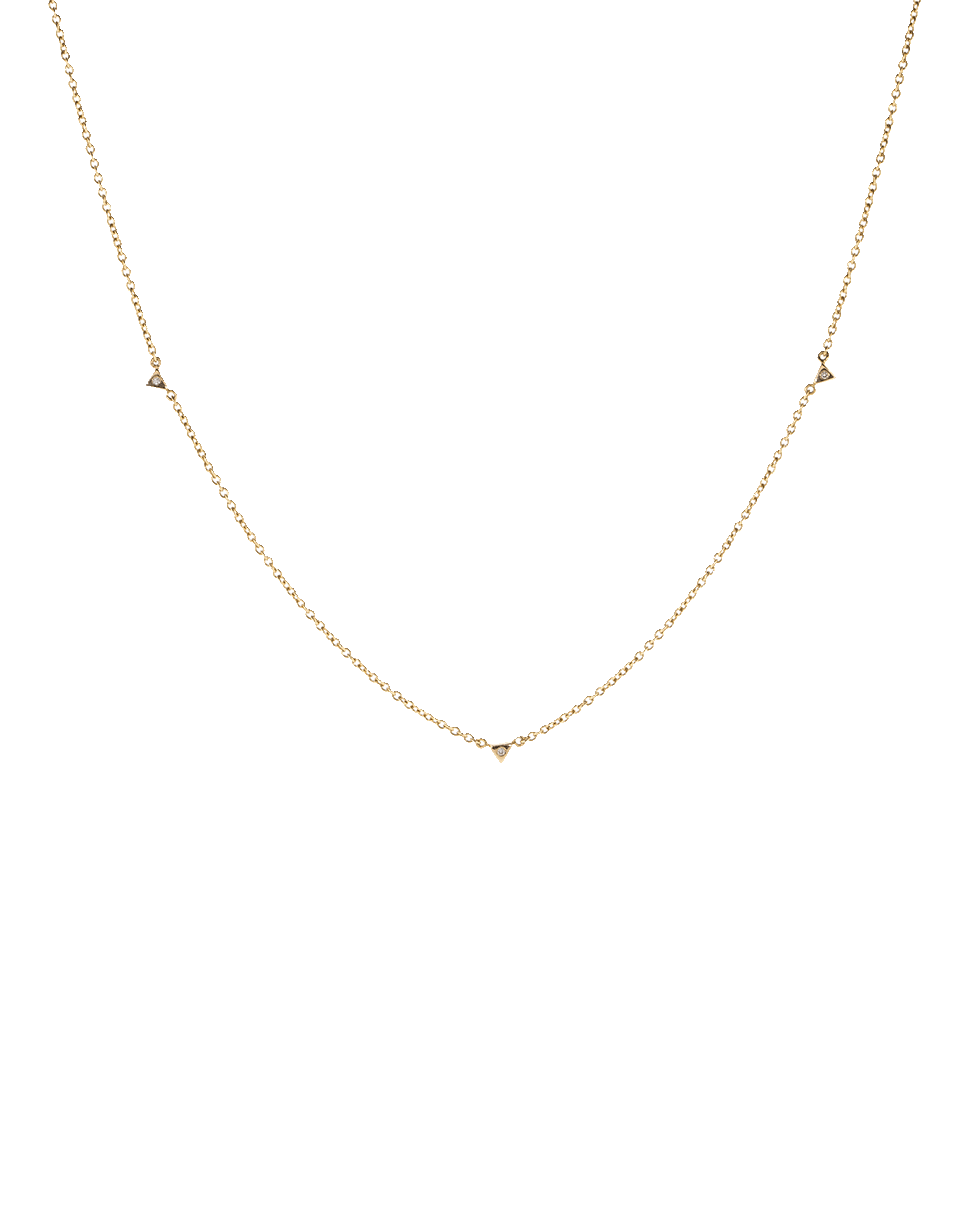 EVA FEHREN-Champagne Diamond Jag Necklace-ROSE GOLD