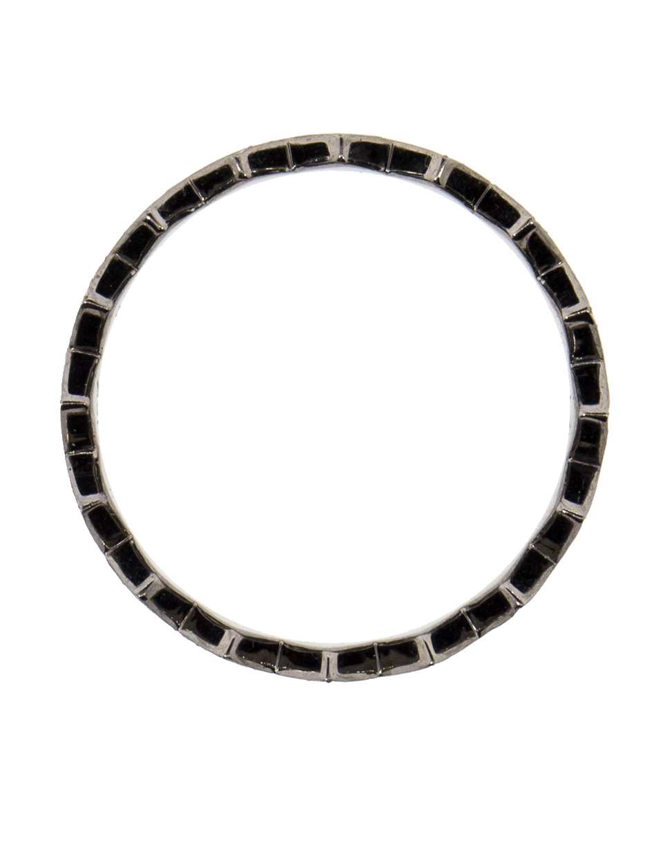 EVA FEHREN-Diamond Pave Crown Band-BLACK GOLD