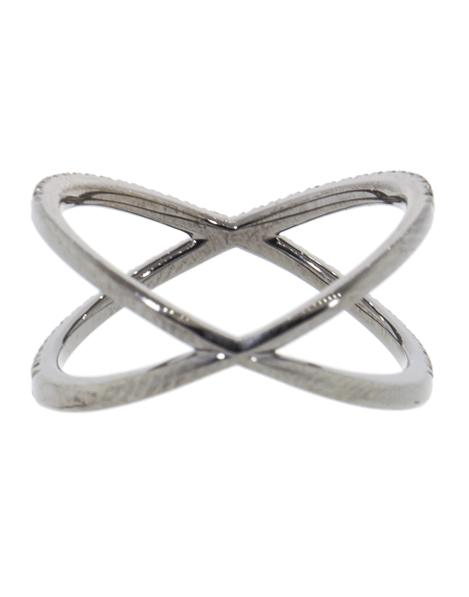 EVA FEHREN-Diamond Shorty Ring-BLACK GOLD