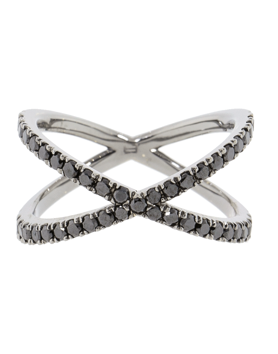 EVA FEHREN-Black Diamond Shorty Ring-BLACK GOLD