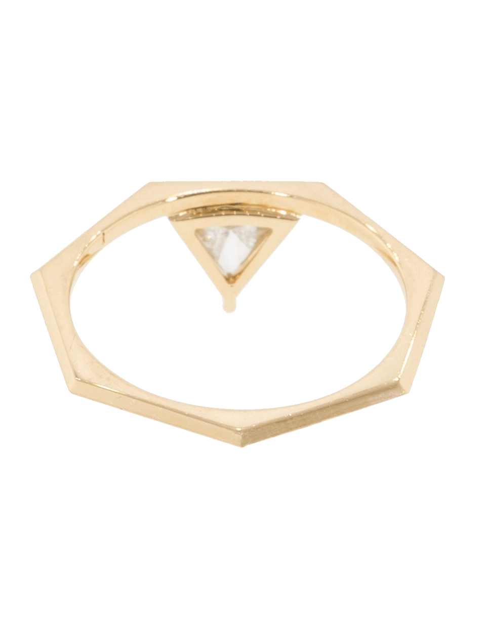 EVA FEHREN-Trillion Diamond Queen Ring-ROSE GOLD