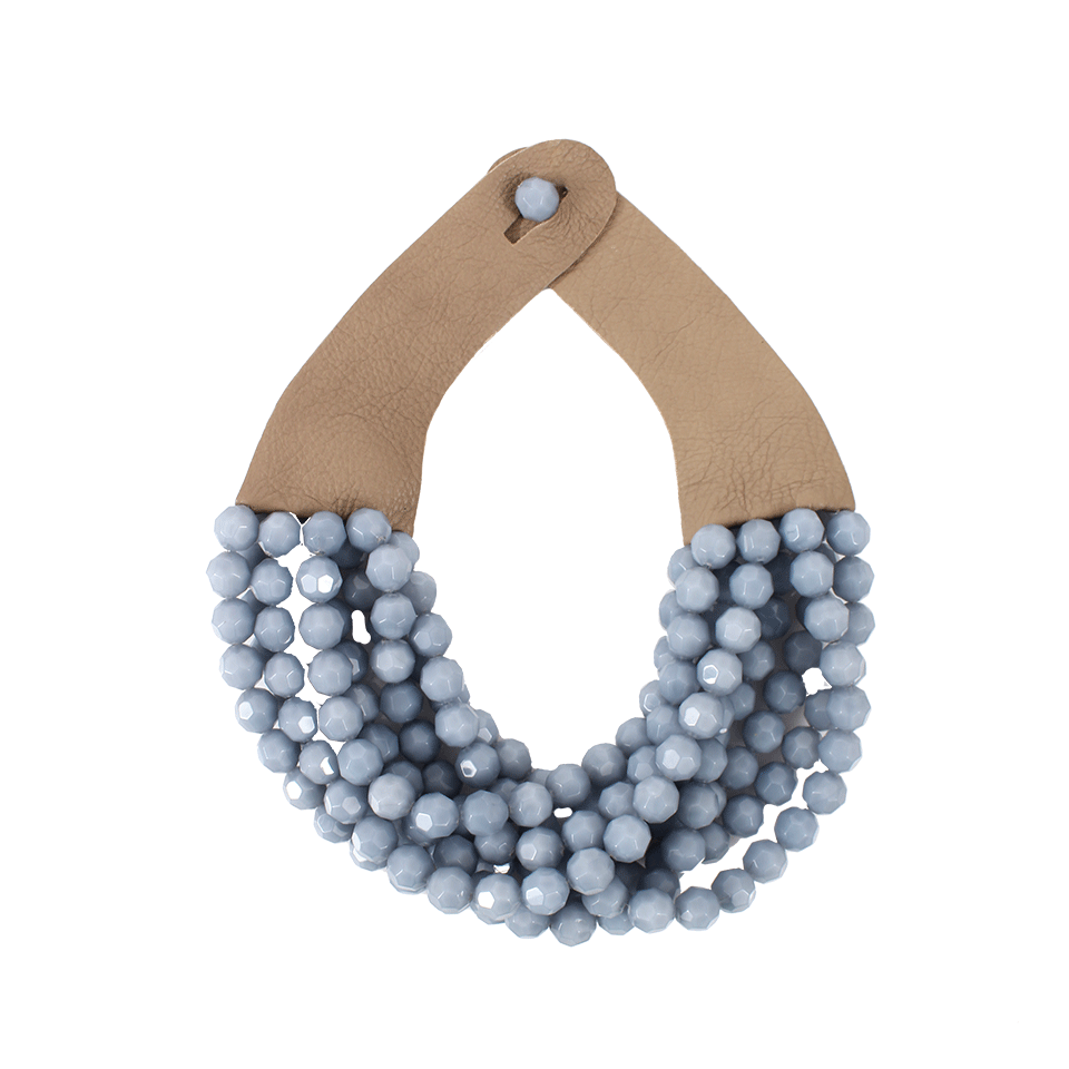 FAIRCHILD BALDWIN-Bella Beaded Necklace-BLUE/TAU