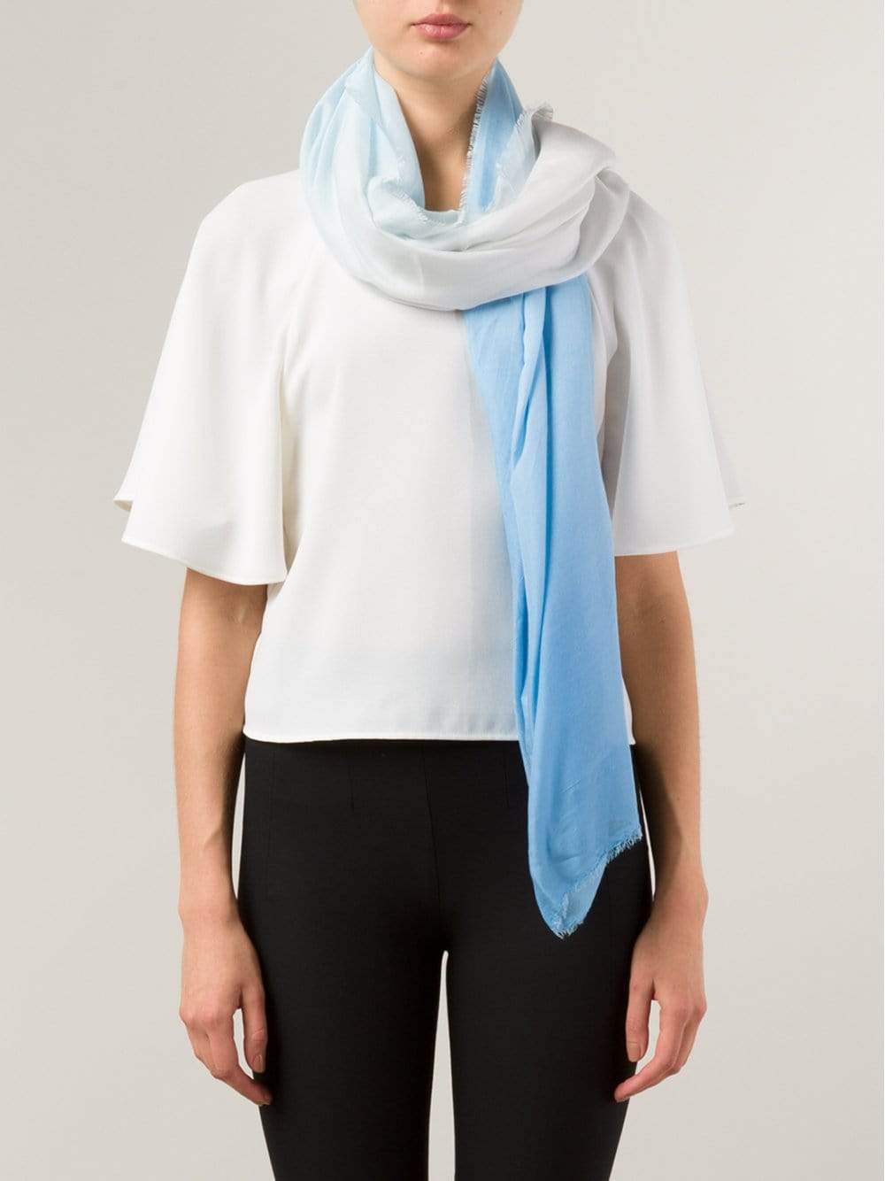 FALIERO SARTI-Ombre Scarf-BLUE