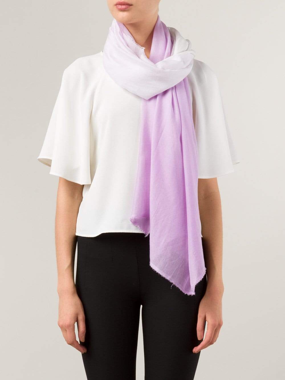 FALIERO SARTI-Ombre Scarf-LAVENDER