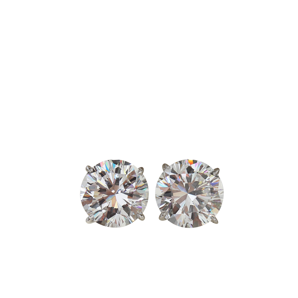 FANTASIA by DESERIO-Round Stud Earrings-AS SAMP