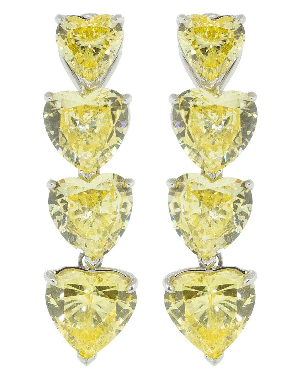 FANTASIA by DESERIO-Four Heart Earring-W V CAN