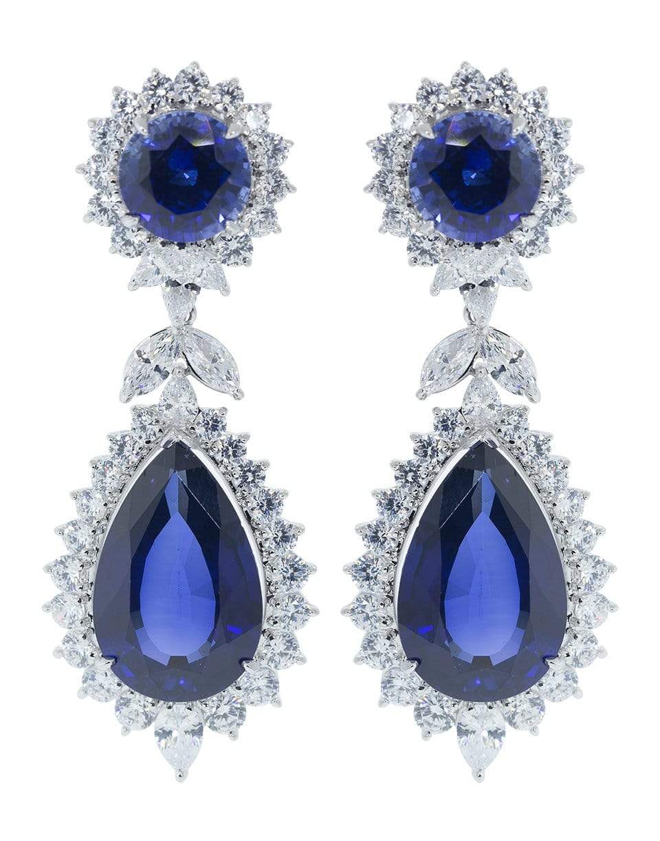 FANTASIA by DESERIO-Cubic Zirconia Marquise Drop Earrings-W VSAPCZ