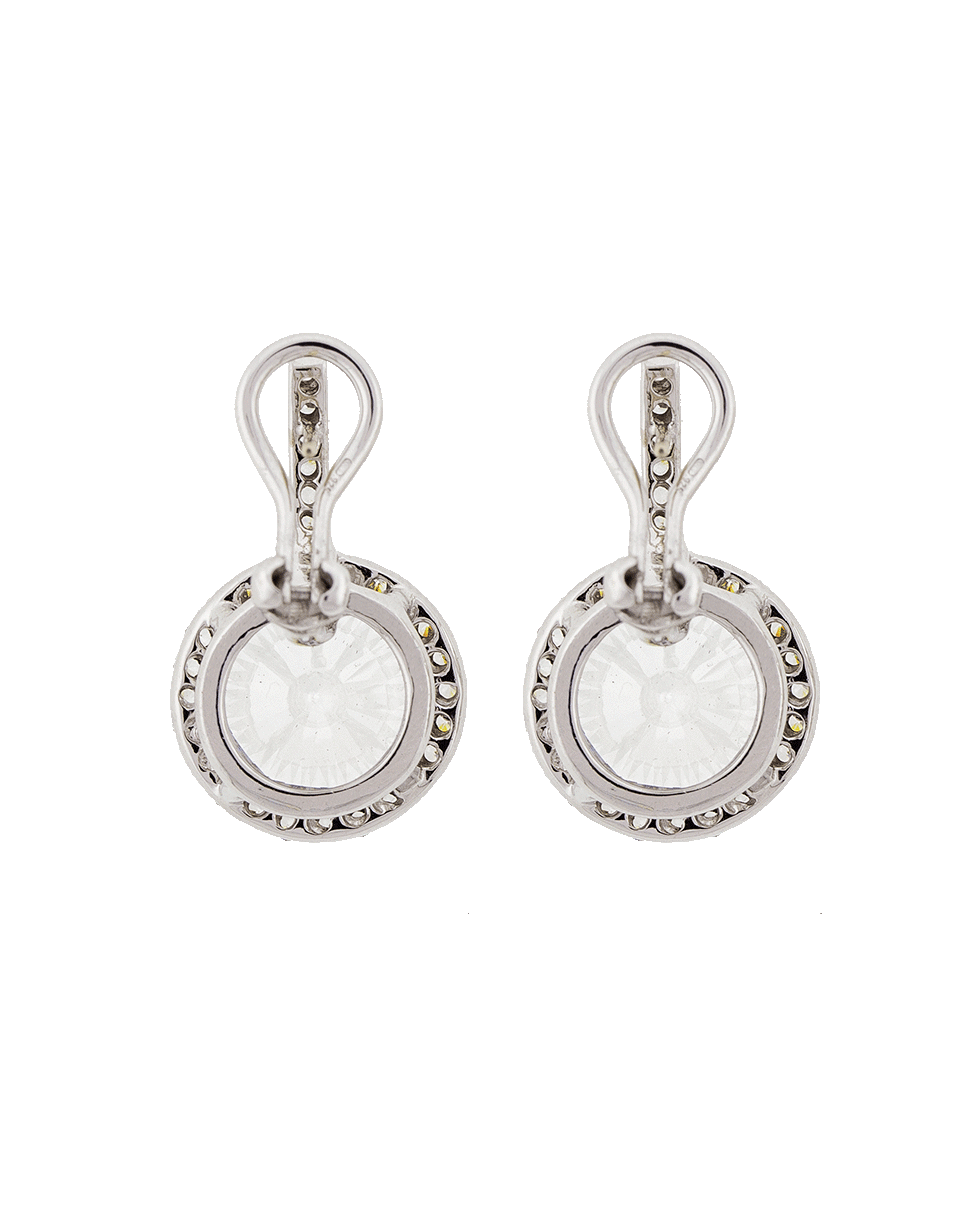 FANTASIA by DESERIO-Pave Solitaire Drop Earrings-WHITE GOLD