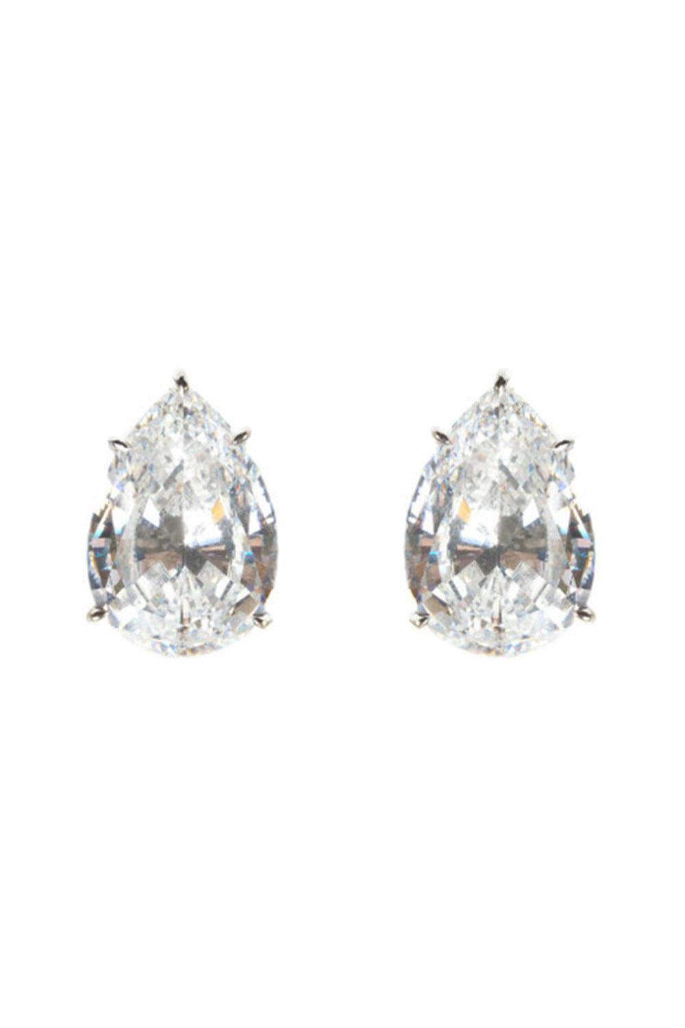 Shooting Star Cluster Drop Earrings-WHITE-JEWELRYBOUTIQUEEARRING-FANTASIA by DESERIO
