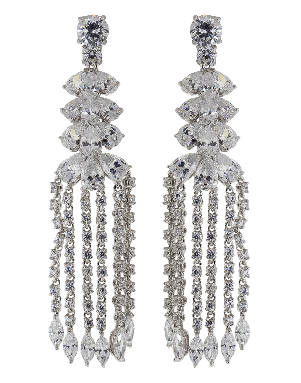 FANTASIA by DESERIO-Chandelier Drop Earrings-WHTGLD