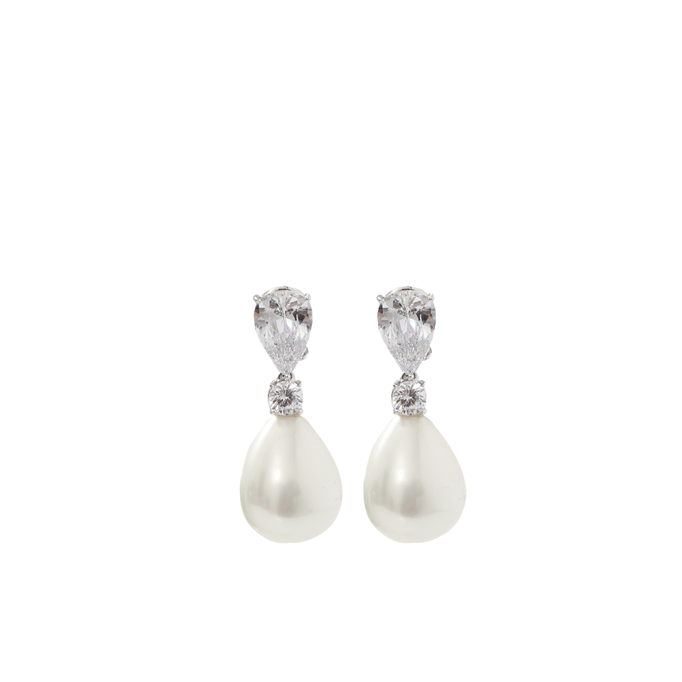 FANTASIA by DESERIO-Pearl Drop Earrings-WHTGLD