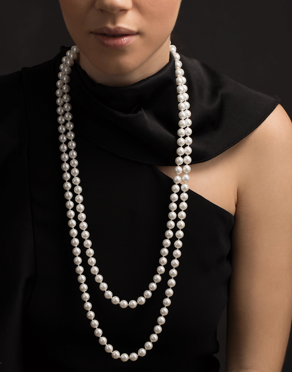 FANTASIA by DESERIO-9MM Pearl Necklace-PEARL