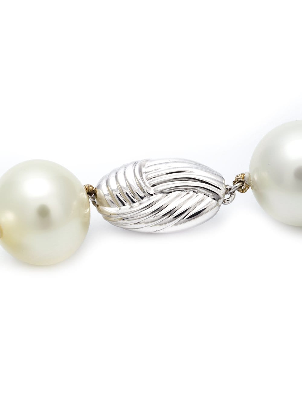 FANTASIA by DESERIO-White Pearl Necklace-WHITE