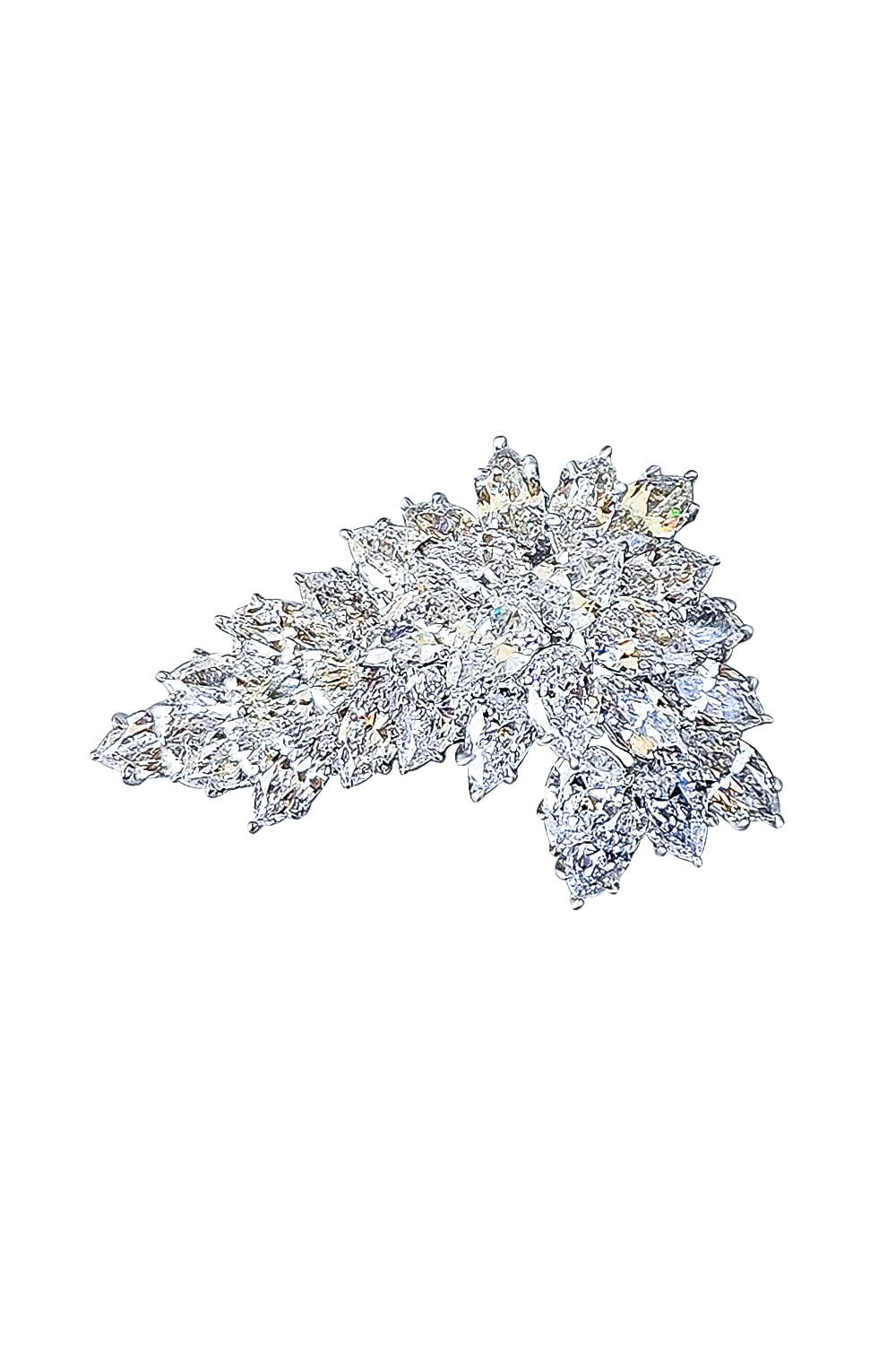 Flowing Cluster Brooch