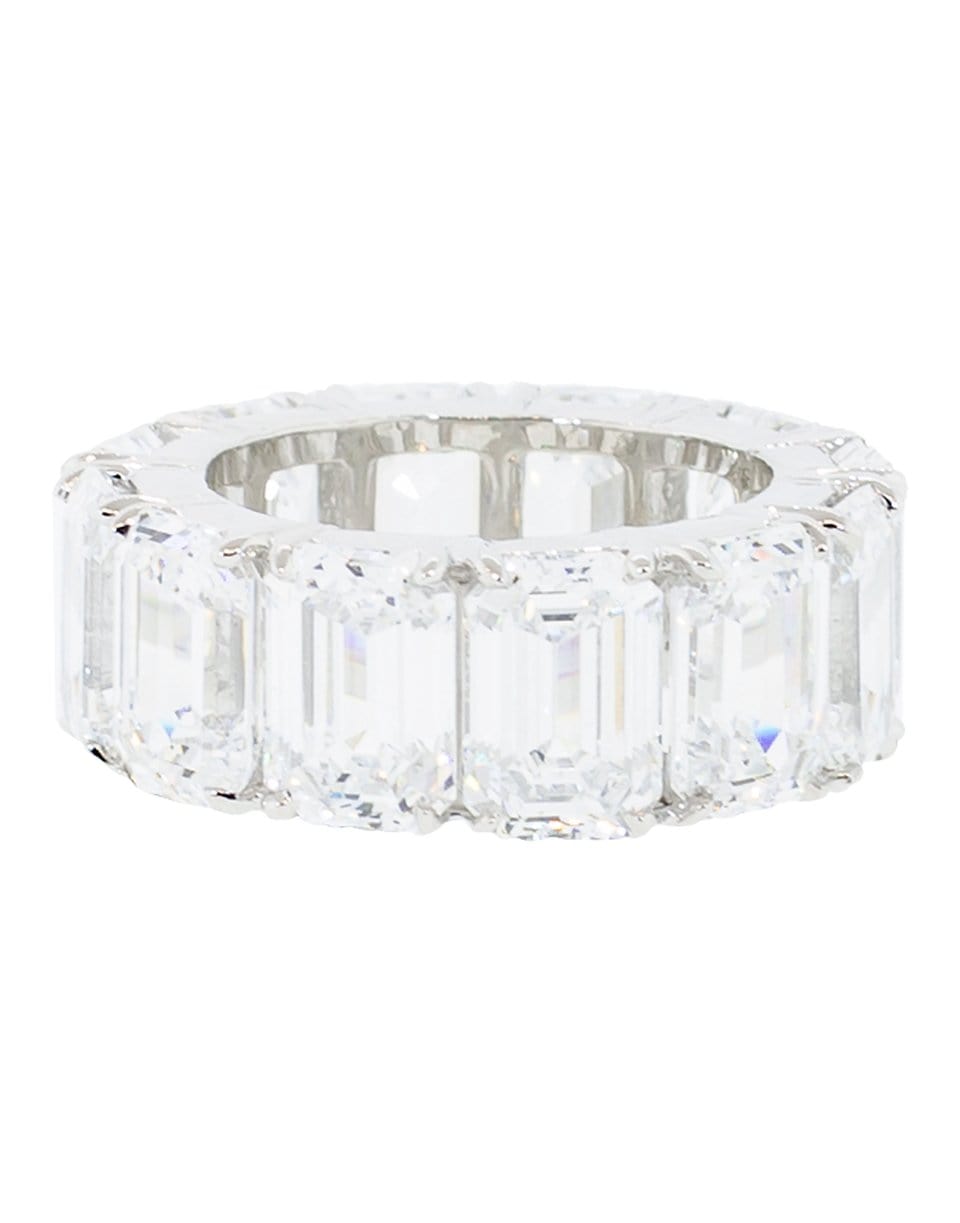 FANTASIA by DESERIO-Emerald Cut Eternity Ring-