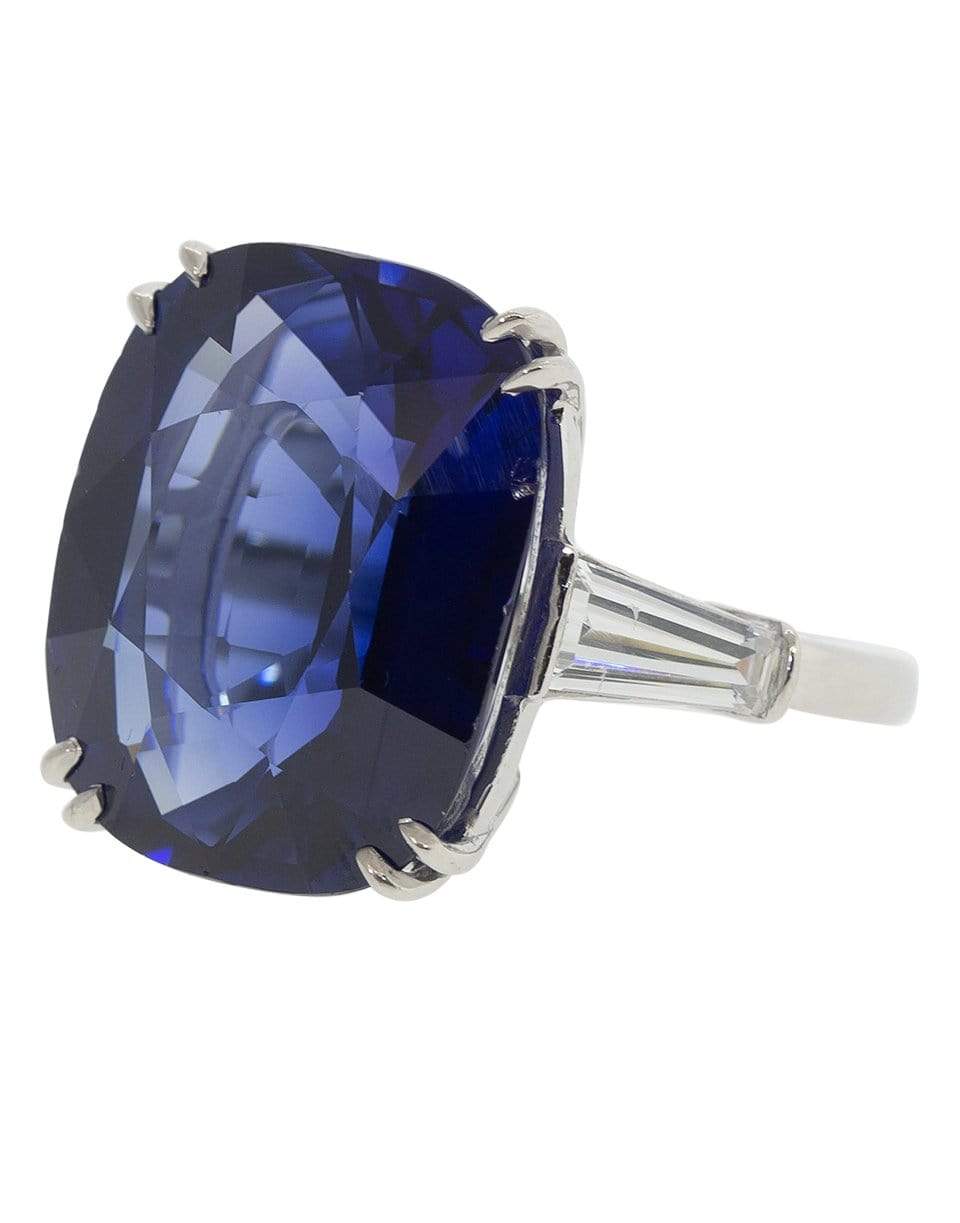 FANTASIA by DESERIO-Large Cushion Bagette Ring-W14KSAPC