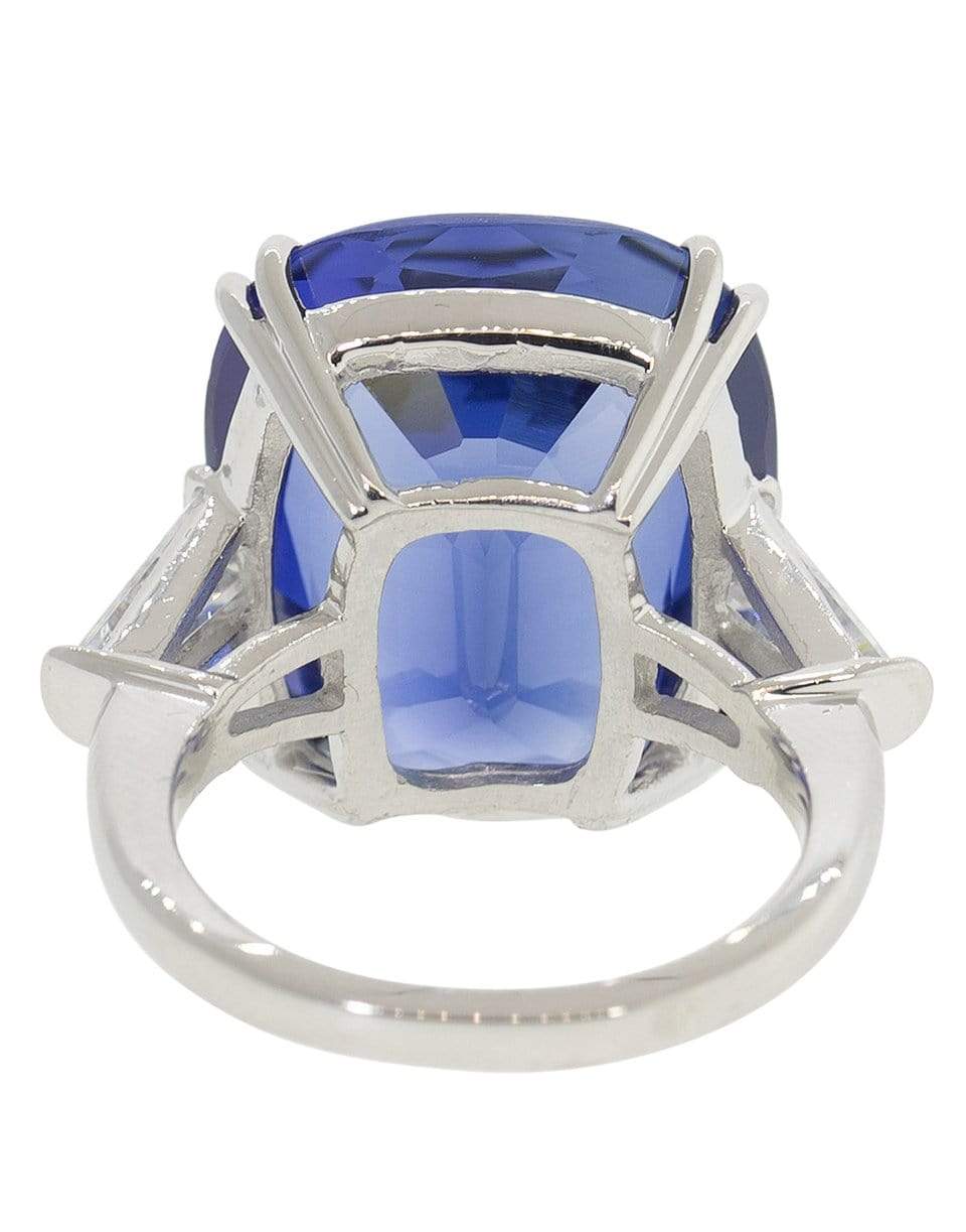 FANTASIA by DESERIO-Large Cushion Bagette Ring-W14KSAPC