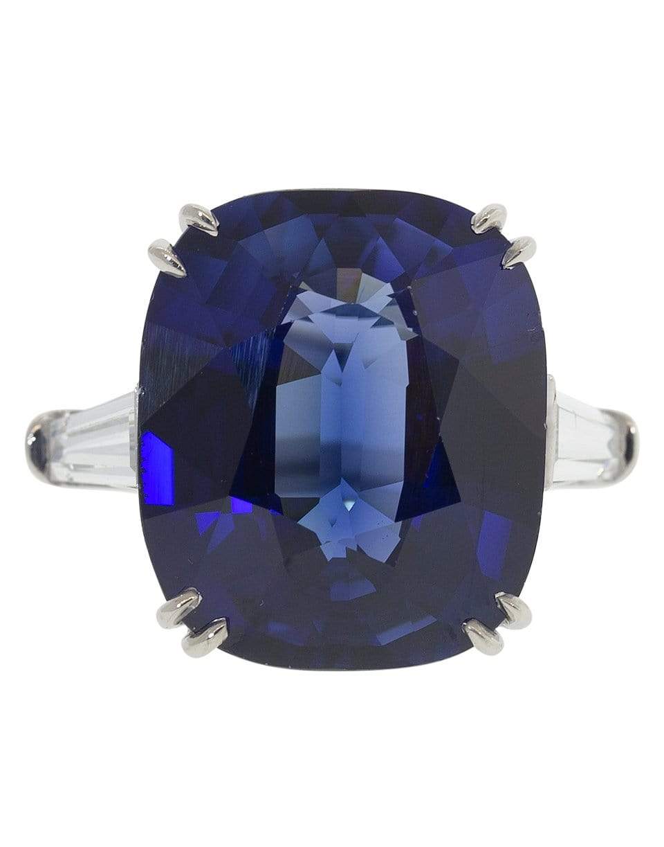 FANTASIA by DESERIO-Large Cushion Bagette Ring-W14KSAPC