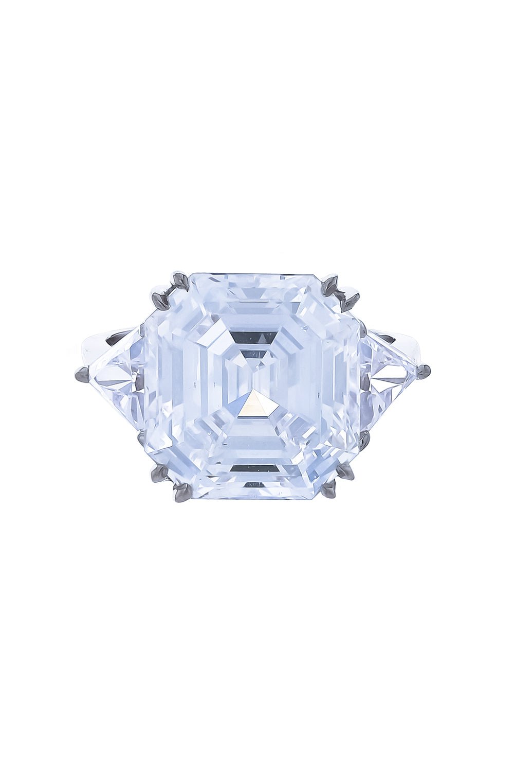 FANTASIA by DESERIO-Tri Side Square Ring-WHITE