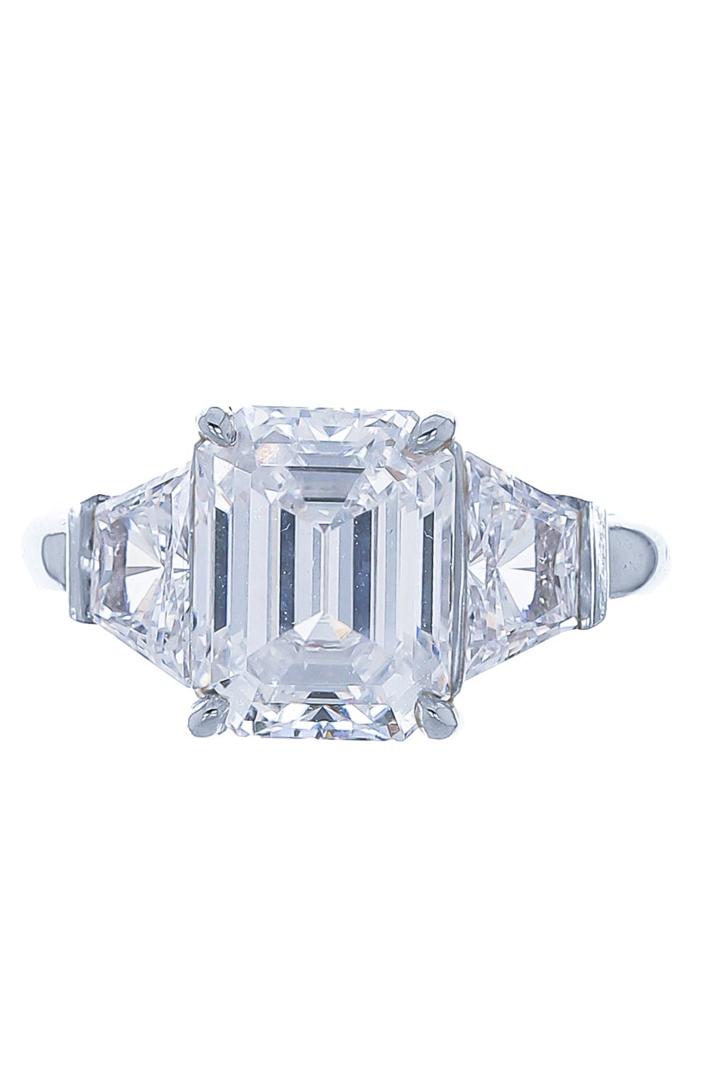 FANTASIA by DESERIO-Emerald Cut Ring-WHITE GOLD